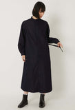 BLUE BLUE JAPAN GOLD YARN INDIGO BAND COLLAR SHIRT ONE PIECE