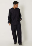 BLUE BLUE JAPAN GOLD YARN INDIGO CENTER PRESS PANTS