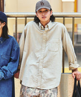 NAUTICA ( JAPAN ) Vintage-inspired Overdyed Oxford Button-Down Shirt