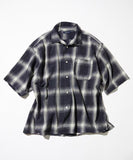 NAUTICA ( JAPAN ) Bleech Ombre Check S/S Shirts