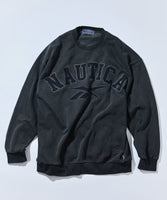 NAUTICA ( JAPAN ) x Reebok Exclusive Double Name Arch Logo Pigment Heavyweight Crew Neck Sweatshirt