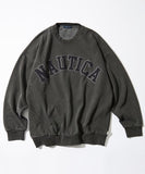 NAUTICA ( JAPAN ) Garments Pigment Dyed Arch Logo Crewneck Sweatshirt