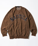 NAUTICA ( JAPAN ) Garments Pigment Dyed Arch Logo Crewneck Sweatshirt