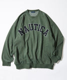 NAUTICA ( JAPAN ) Garments Pigment Dyed Arch Logo Crewneck Sweatshirt