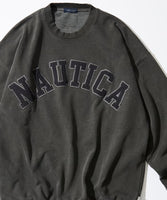 NAUTICA ( JAPAN ) Garments Pigment Dyed Arch Logo Crewneck Sweatshirt