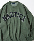 NAUTICA ( JAPAN ) Garments Pigment Dyed Arch Logo Crewneck Sweatshirt