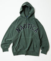 NAUTICA ( JAPAN ) Garments Pigment Dyed Arch Logo Sweat Hoodie