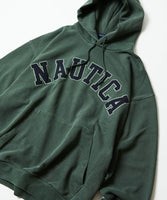 NAUTICA ( JAPAN ) Garments Pigment Dyed Arch Logo Sweat Hoodie