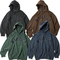 NAUTICA ( JAPAN ) Garments Pigment Dyed Arch Logo Sweat Hoodie