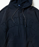 NAUTICA ( JAPAN ) Garment Dyed Bleech Washed Arch Logo Sweat Hoodie