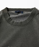 NAUTICA ( JAPAN ) Pigment Dyed Felt Patch Arch Logo Crewneck Sweatshirt