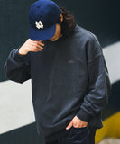 NAUTICA ( JAPAN ) Pigment-dyed HIDDEN LOGO Crew Neck Sweatshirt