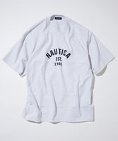 NAUTICA ( JAPAN ) Felt Patch Arch Logo S/S Tee