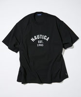 NAUTICA ( JAPAN ) Felt Patch Arch Logo S/S Tee