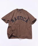 NAUTICA ( JAPAN ) Big Silhouette Pigment-dyed Arch Logo Short-sleeve T-shirt