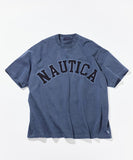 NAUTICA ( JAPAN ) Big Silhouette Pigment-dyed Arch Logo Short-sleeve T-shirt