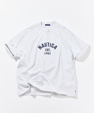 NAUTICA ( JAPAN ) Oversized Felt Patch Arch Logo Short Sleeve T-Shirt