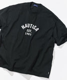 NAUTICA ( JAPAN ) Oversized Felt Patch Arch Logo Short Sleeve T-Shirt