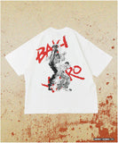 [ Pre-order ] FREAK'S STORE x SON OF OGRE BAKI HANMA 35th Printed Crew-Neck T-Shirt