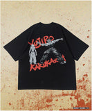 [ Pre-order ] FREAK'S STORE x SON OF OGRE BAKI HANMA 35th Printed Crew-Neck T-Shirt