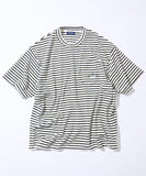 NAUTICA ( JAPAN ) Big Silhouette Pile Pocket Stripe T-Shirt
