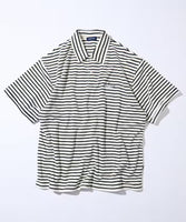 NAUTICA ( JAPAN ) Big Silhouette Pile Stripe Polo Shirt