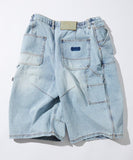 NAUTICA ( JAPAN ) Super Wide Curve Double Knee Denim Cropped Pants