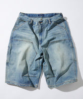 NAUTICA ( JAPAN ) Super Wide Curve Double Knee Denim Cropped Pants