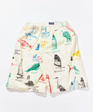 NAUTICA ( JAPAN ) OCEAN Zll-over Print Twill Two-Pleat Easy Shorts