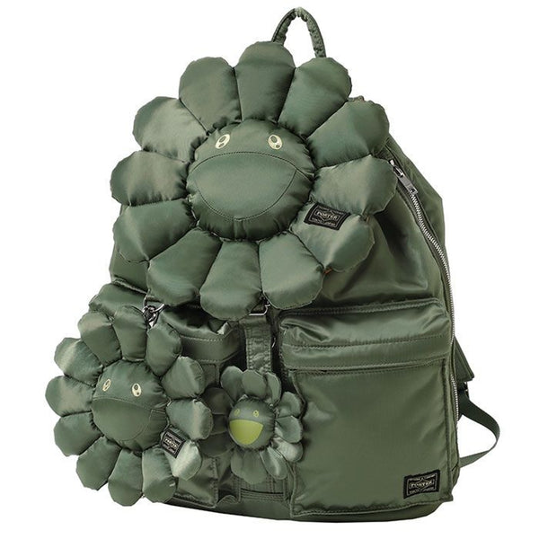 MURAKAMI TAKASHI x PORTER RUCKSACK [ 381-08544 ] [ Sage Green ]