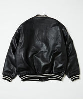 NAUTICA ( JAPAN ) Arch Logo Leather Award Jacket