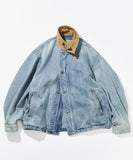 NAUTICA ( JAPAN ) Corduroy Collar Denim Work Jacket