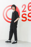 JAPAN Convenience Store Cotton Linen Open Ccollar Shirt