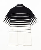 BEAMS x FRED PERRY Relaxed Striped Piqué Polo Shirt