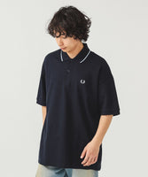 BEAMS x FRED PERRY Relaxed Pique Short Sleeve Polo Shirt