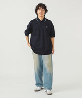 BEAMS x FRED PERRY Relaxed Pique Short Sleeve Polo Shirt