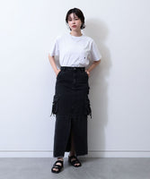 BEAMS B Logo Pocket T-Shirt