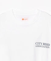 BEAMS JAPAN PRINT T-SHIRT CITY BIRD ASSOCIATION "HAWK"