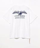 BEAMS JAPAN PRINT T-SHIRT CITY BIRD ASSOCIATION "HAWK"