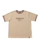 STARBUCKS STAND by BEAMS Logo Ringer T-Shirt