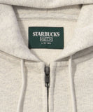 [ Pre-order ] STARBUCKS STAND by BEAMS Logo Zip Hoodie