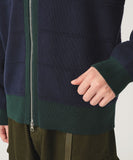 BEAMS x LACOSTE Zip Cardigan