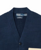 BEAMS x POLO RALPH LAUREN LS V-NECK VARSITY CARDIGAN