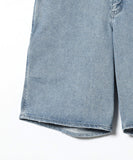 BEAMS JAPAN MONSTER STRETCH DENIM PAINTER SHORTS