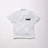 KUON Boro Trimmed Pocket Tee White