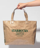 [ Pre-order ] STARBUCKS STAND by BEAMS Logo PVC Shopper Tote Bag S