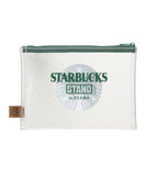 STARBUCKS STAND by BEAMS Logo PVC Pouch Clear