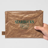 STARBUCKS STAND by BEAMS Logo PVC Pouch cotwo