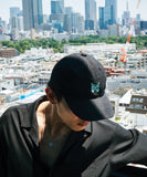 NEEDLES x STUDIOUS Nylon Cap Papillon Embroidery