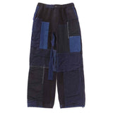 BLUE BLUE JAPAN HONNAI SASIKO NENRIN PATCHWORK RELAXED PANTS